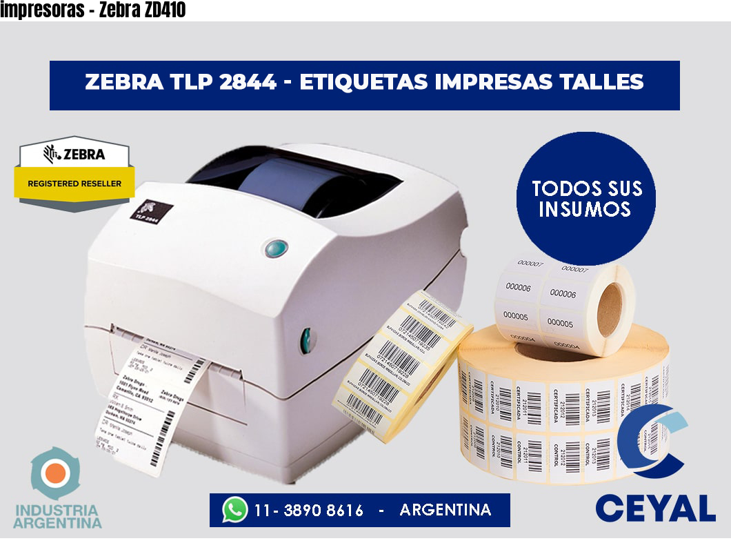 impresoras – Zebra ZD410