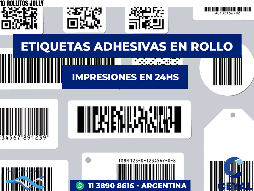 10 ROLLITOS JOLLY