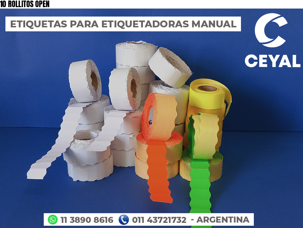 10 ROLLITOS OPEN