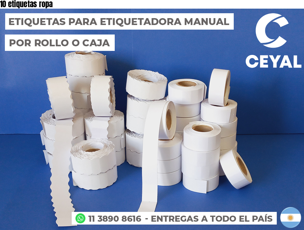 10 etiquetas ropa