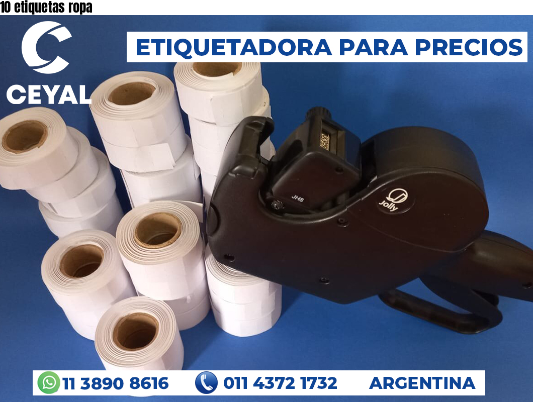 10 etiquetas ropa