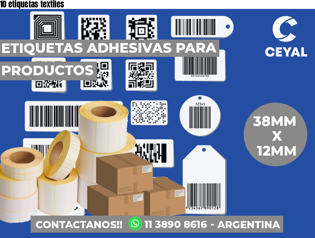 10 etiquetas textiles
