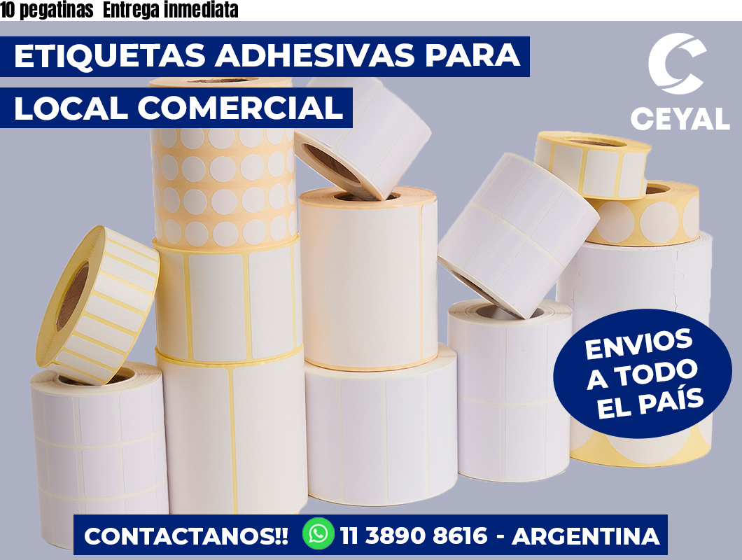 10 pegatinas  Entrega inmediata