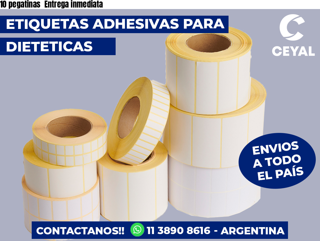 10 pegatinas  Entrega inmediata