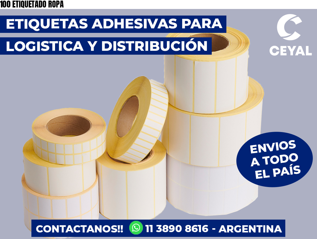 100 ETIQUETADO ROPA