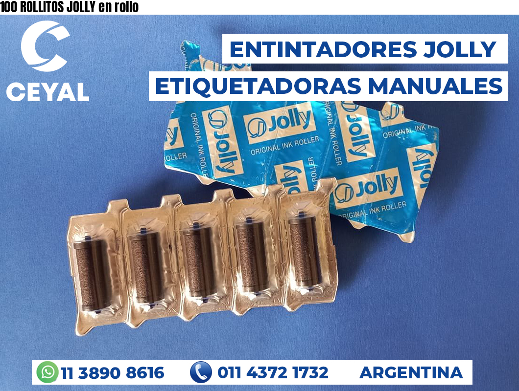 100 ROLLITOS JOLLY en rollo