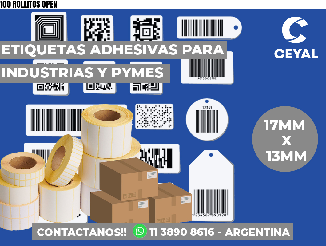 100 ROLLITOS OPEN