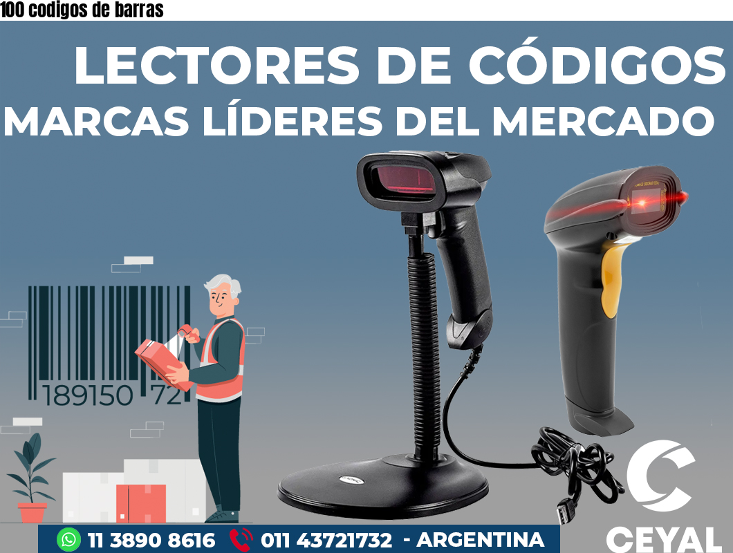 100 codigos de barras