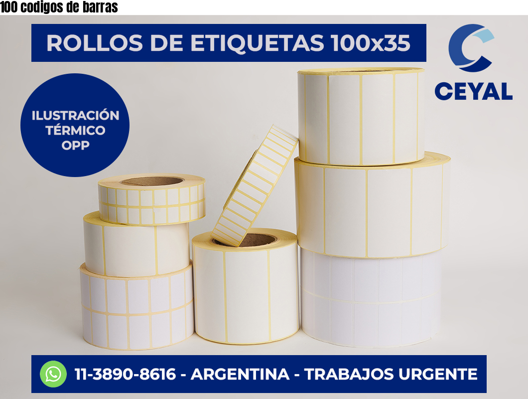 100 codigos de barras