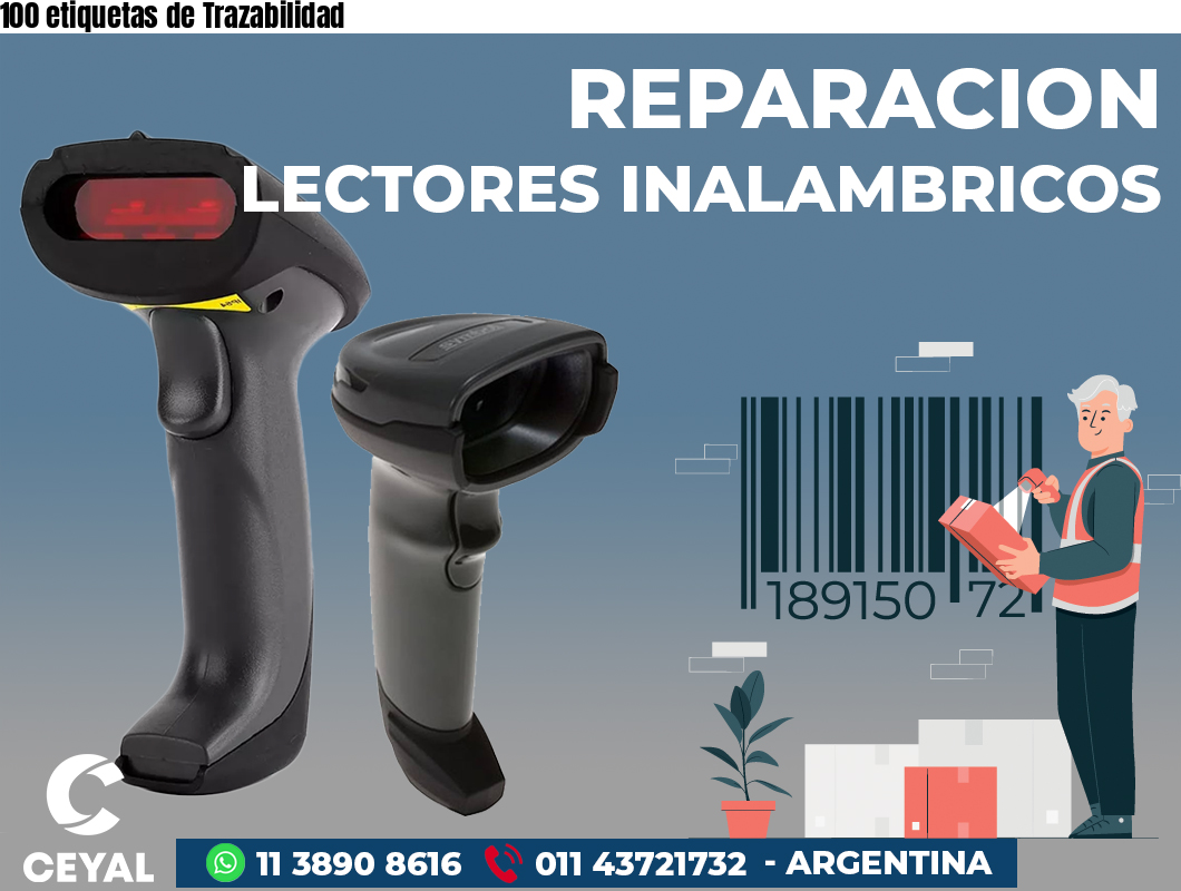 100 etiquetas de Trazabilidad