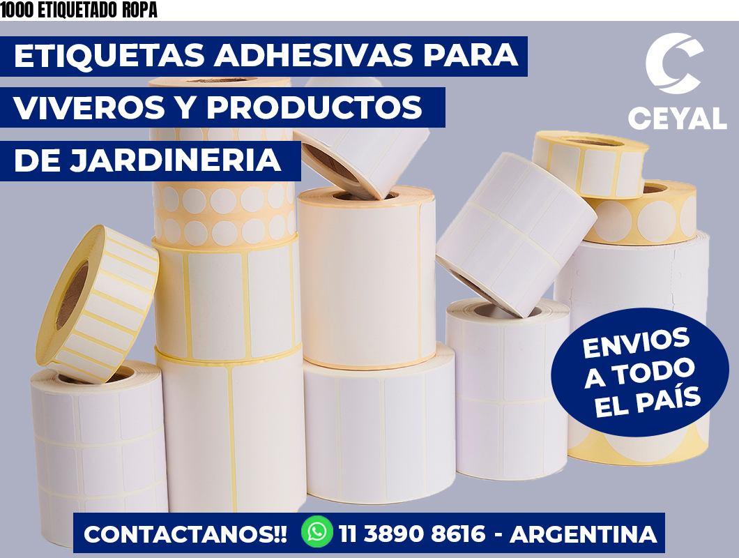 1000 ETIQUETADO ROPA