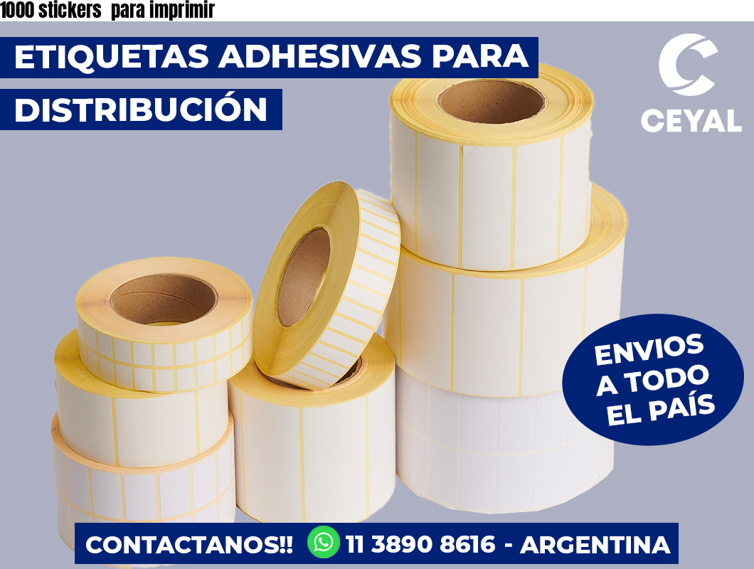 1000 stickers para imprimir