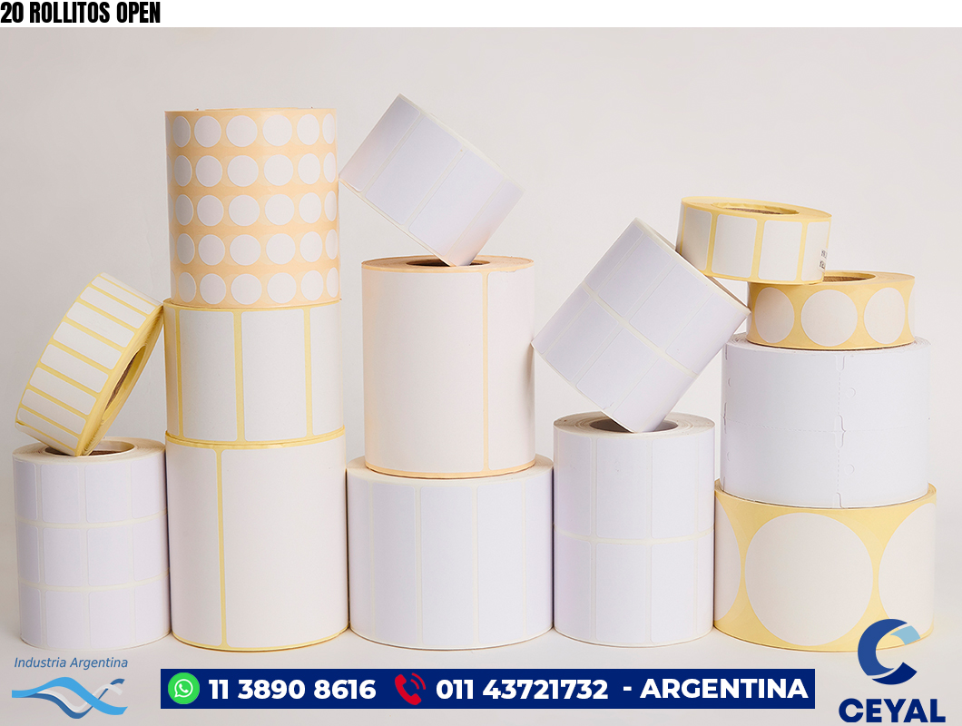 20 ROLLITOS OPEN