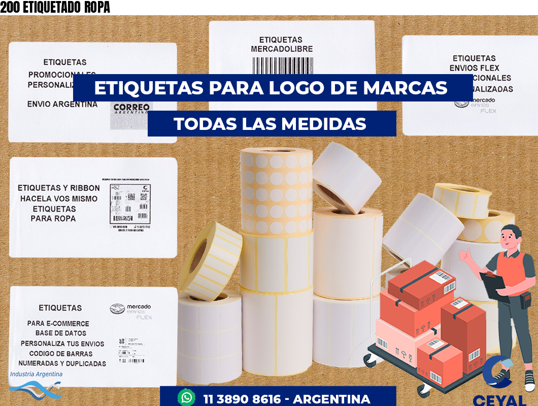 200 ETIQUETADO ROPA