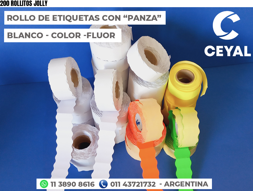 200 ROLLITOS JOLLY