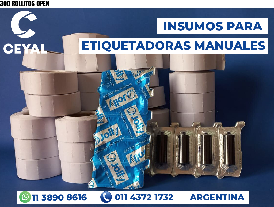 300 ROLLITOS OPEN