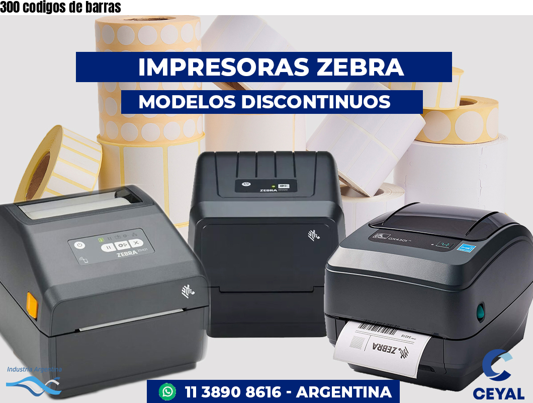 300 codigos de barras
