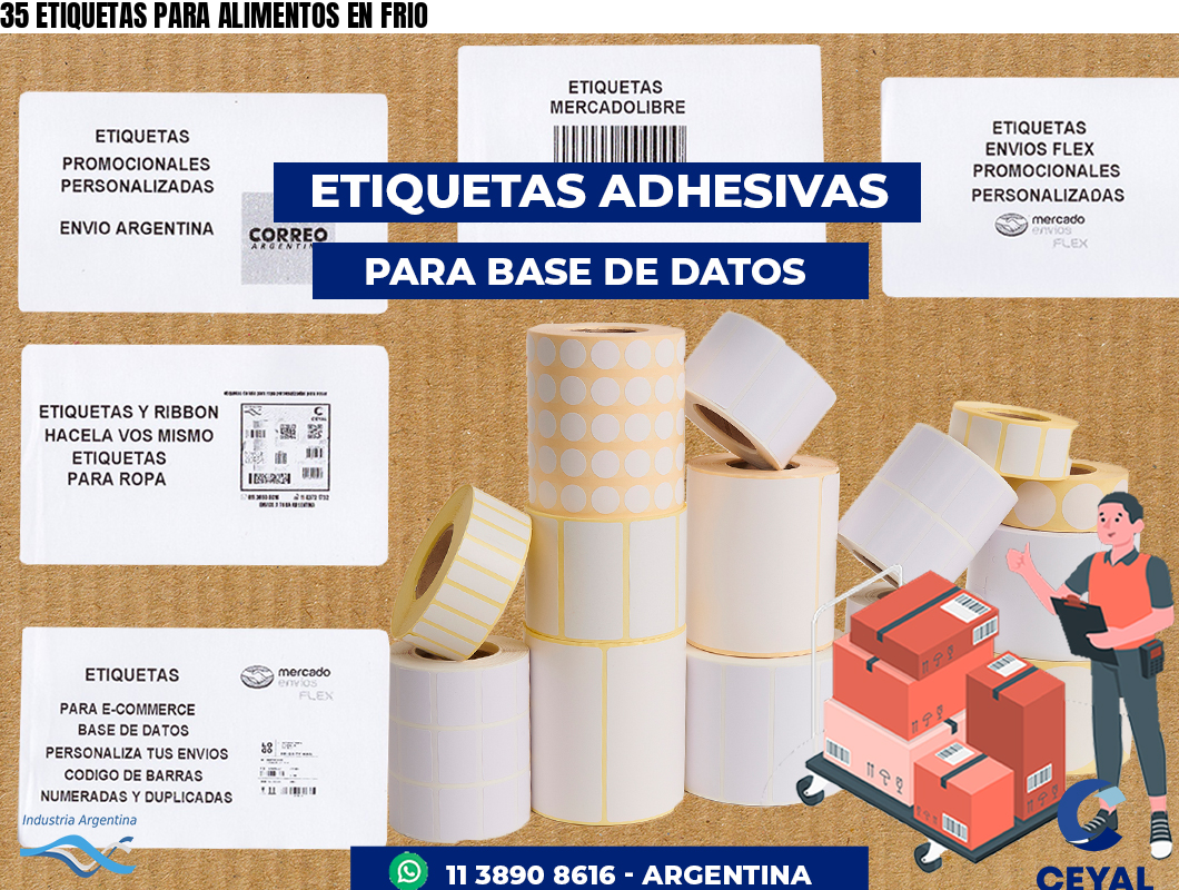 35 ETIQUETAS PARA ALIMENTOS EN FRIO