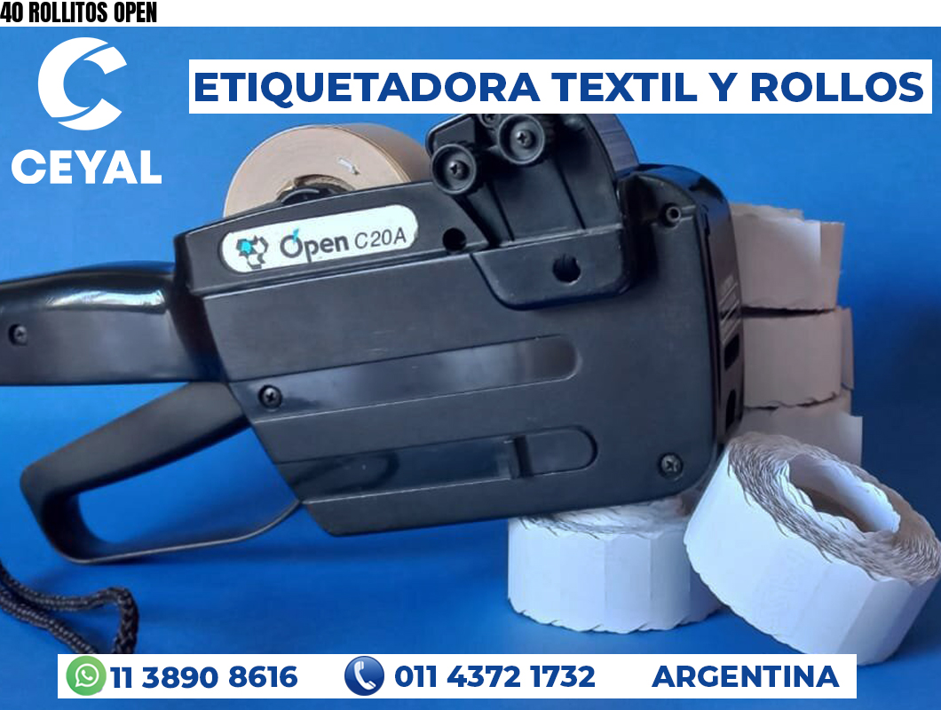 40 ROLLITOS OPEN