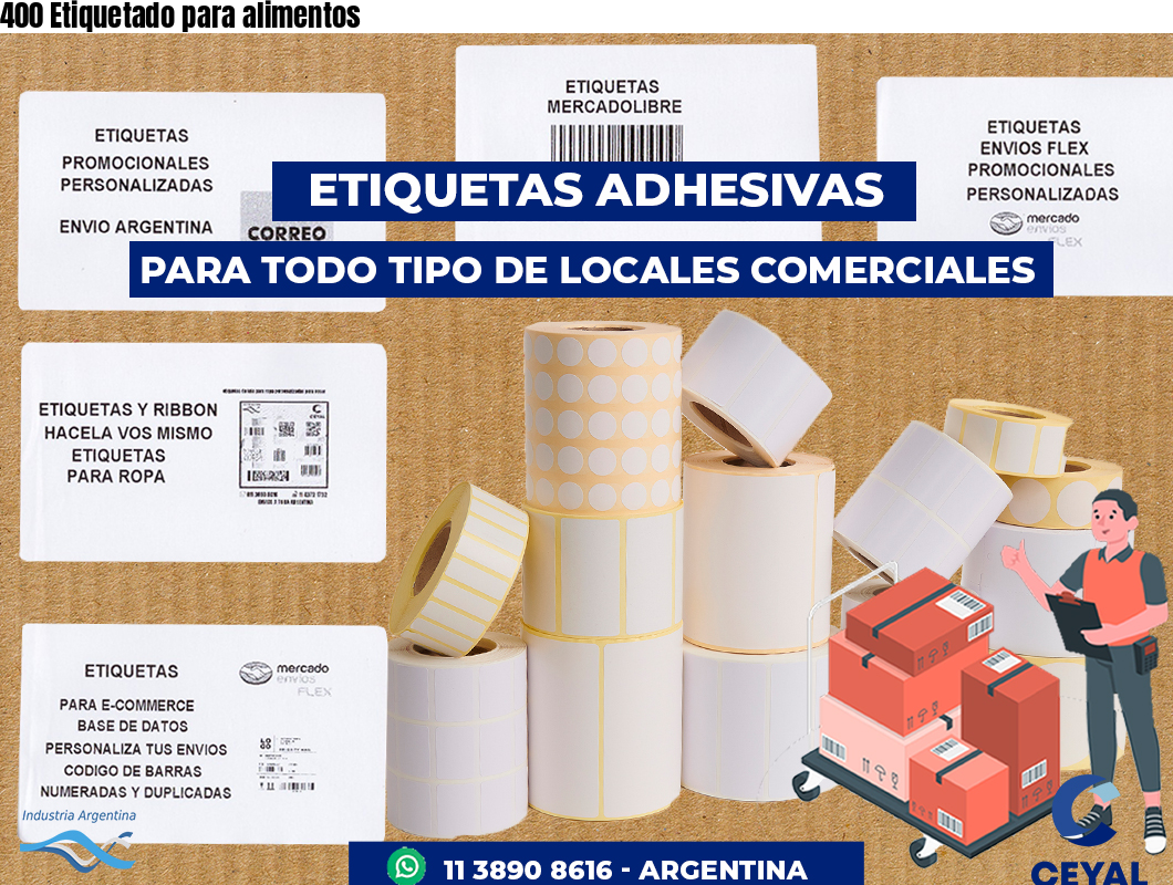 400 Etiquetado para alimentos