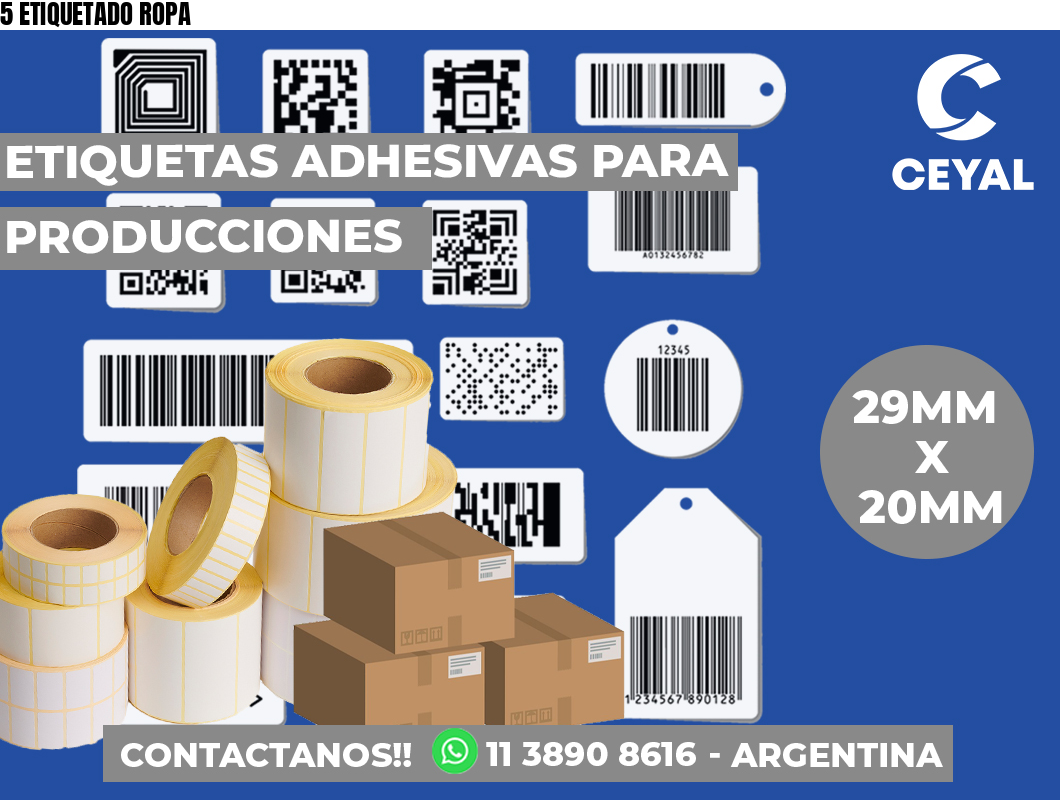 5 ETIQUETADO ROPA