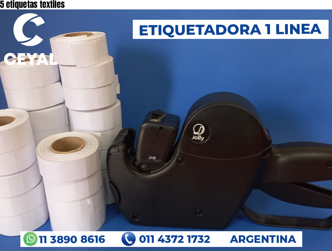 5 etiquetas textiles