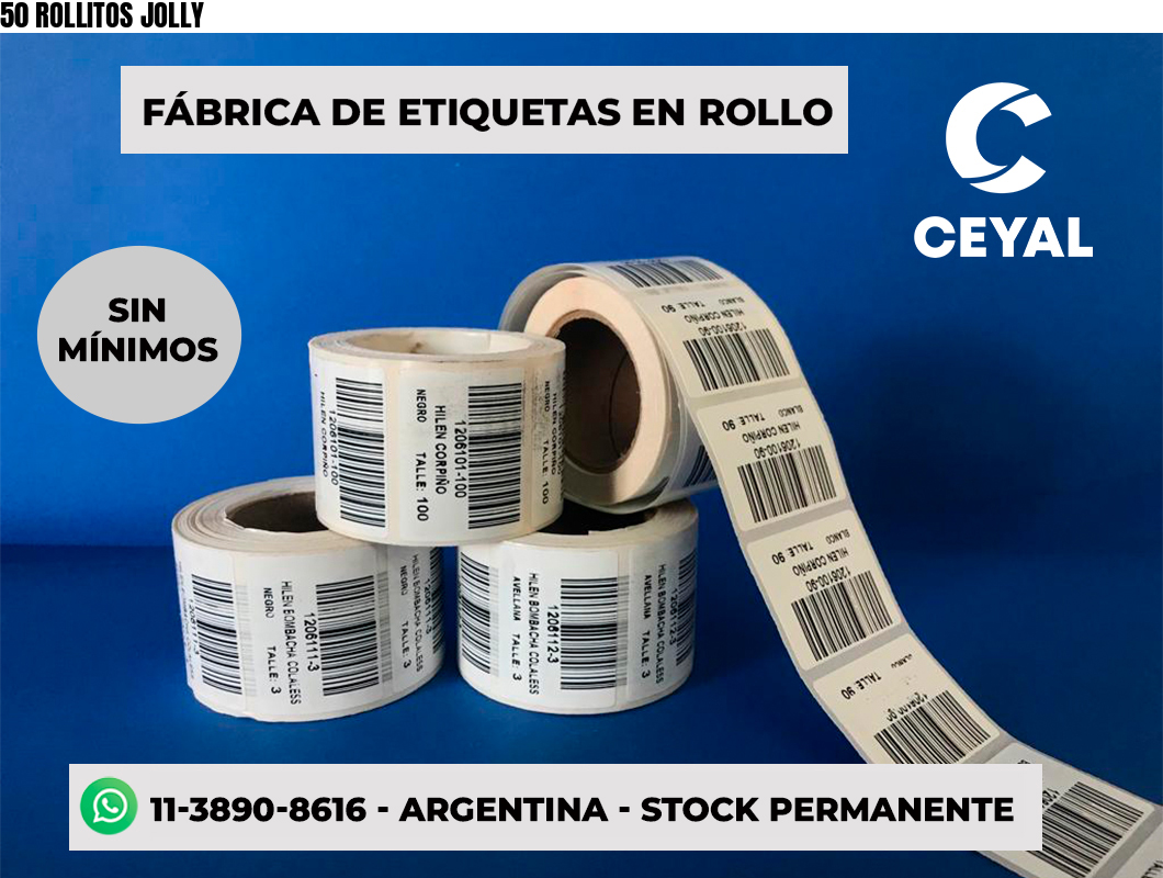 50 ROLLITOS JOLLY