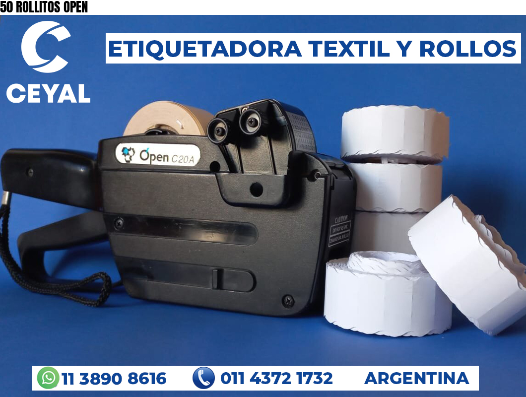 50 ROLLITOS OPEN