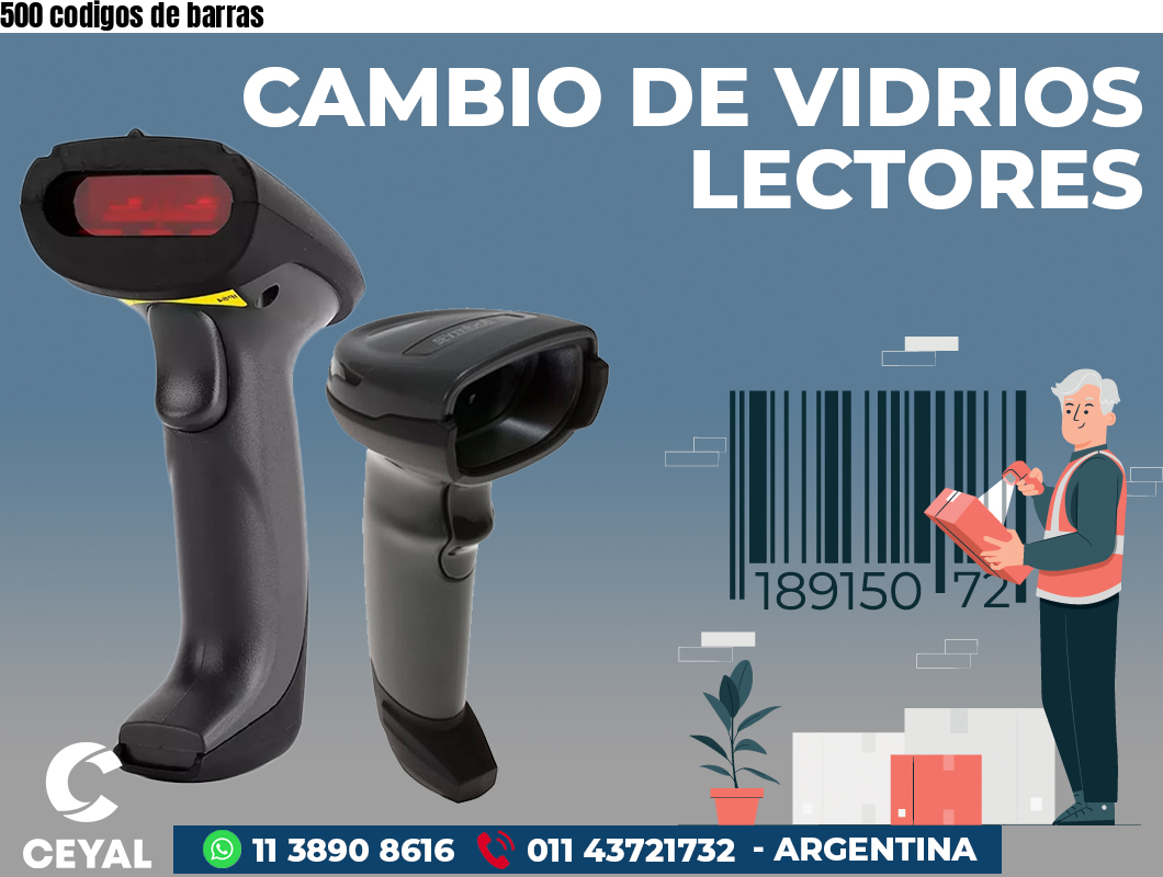500 codigos de barras