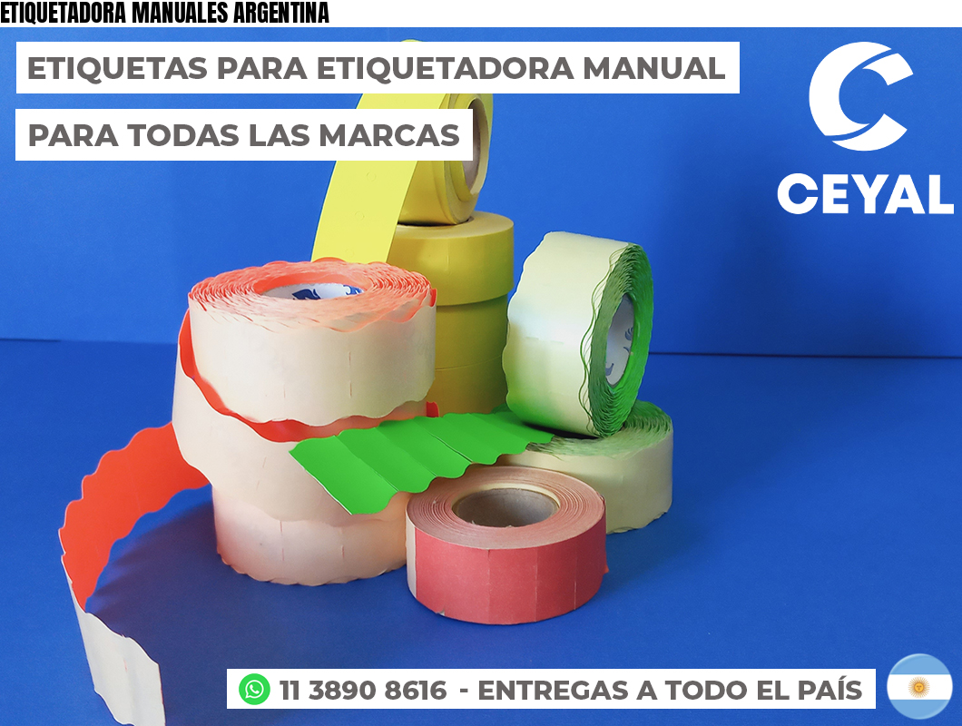 ETIQUETADORA MANUALES ARGENTINA