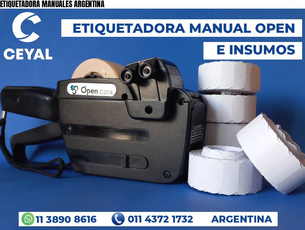 ETIQUETADORA MANUALES ARGENTINA