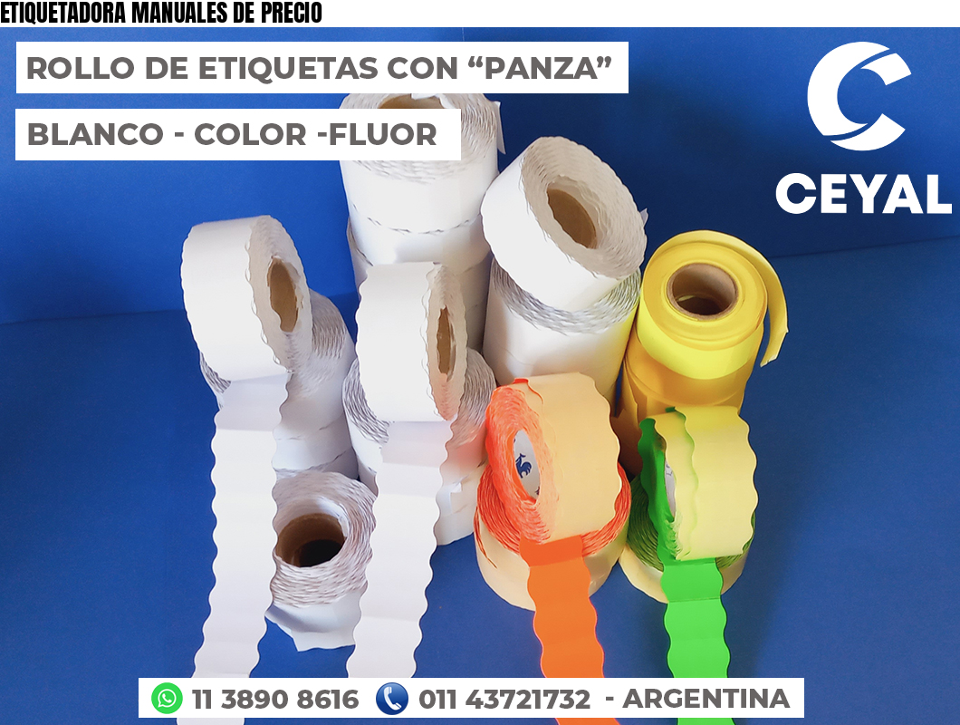 ETIQUETADORA MANUALES DE PRECIO