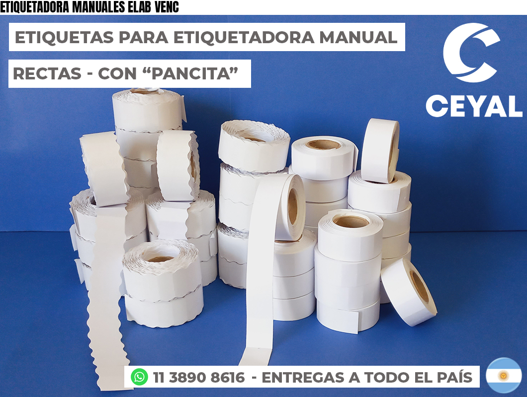 ETIQUETADORA MANUALES ELAB VENC