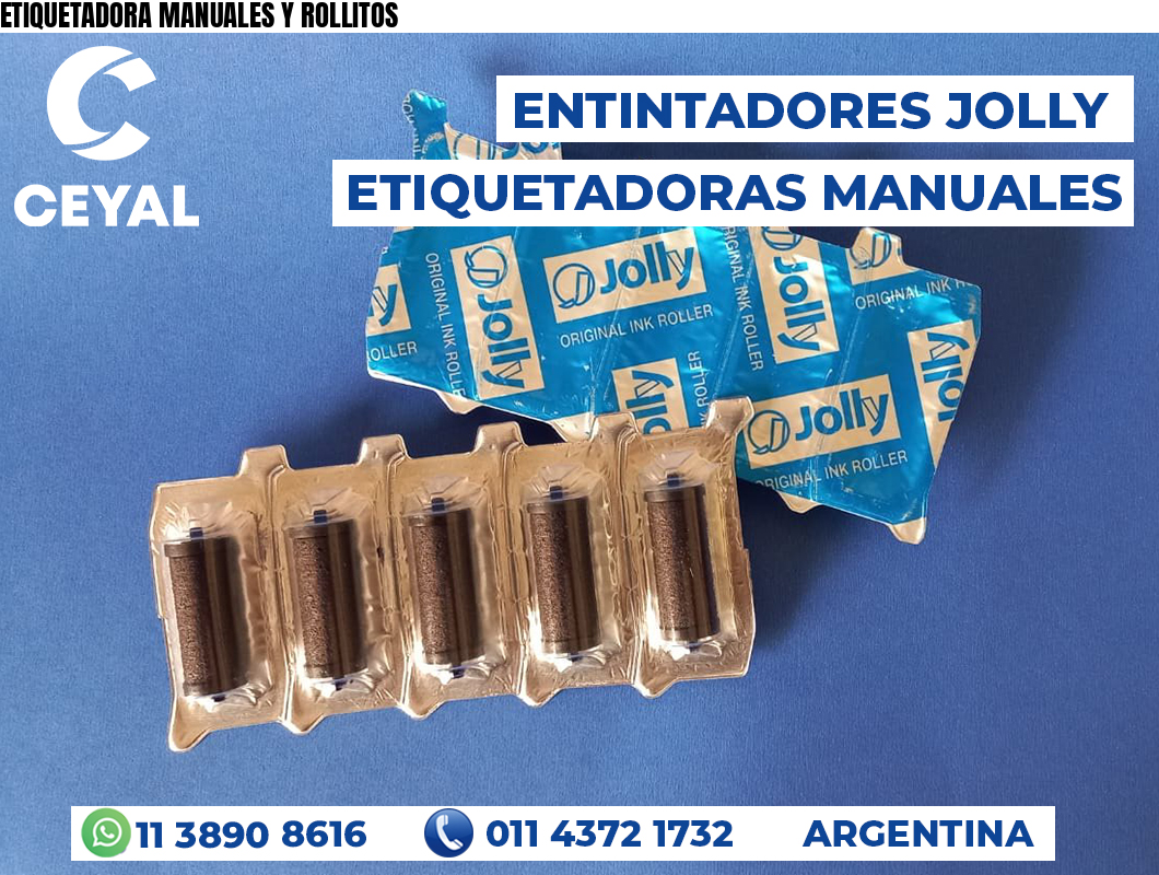 ETIQUETADORA MANUALES Y ROLLITOS