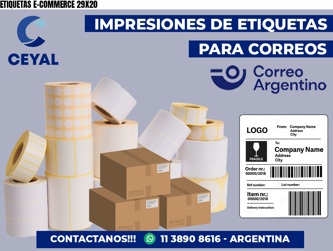 ETIQUETAS E-COMMERCE 29X20