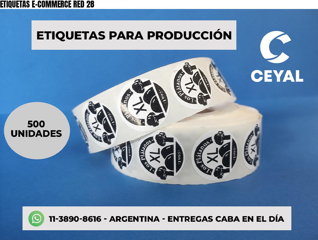 ETIQUETAS E-COMMERCE RED 28