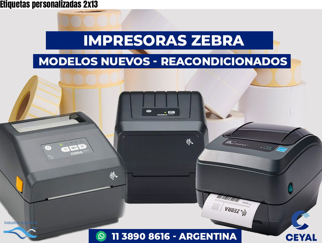 Etiquetas personalizadas 2x13