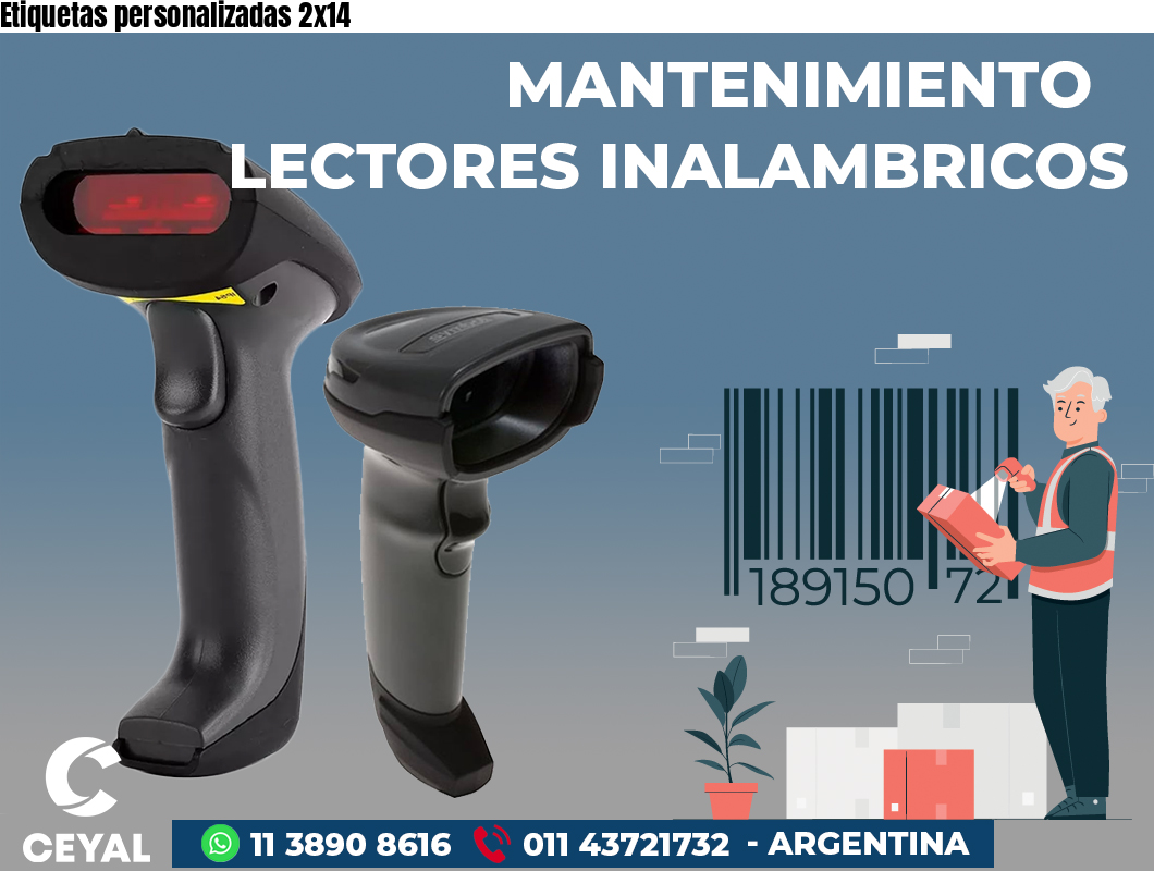 Etiquetas personalizadas 2x14