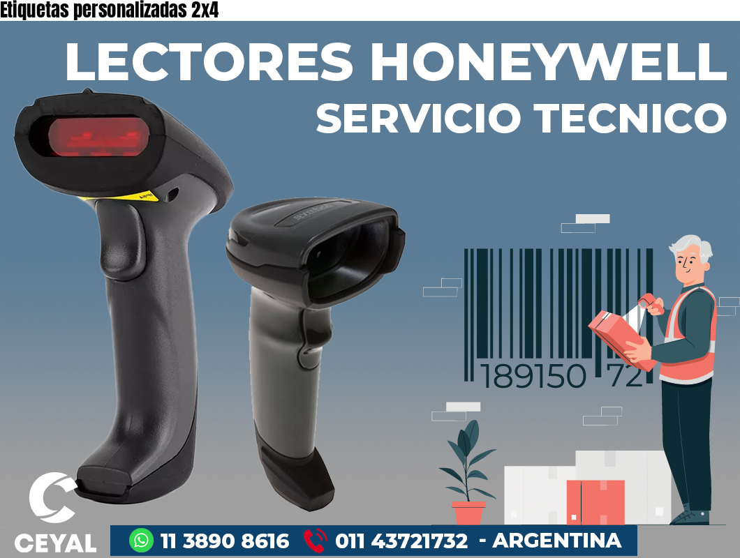 Etiquetas personalizadas 2x4