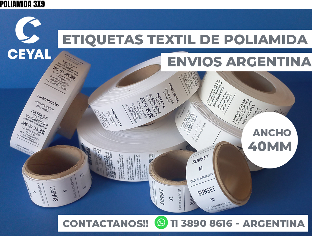 POLIAMIDA 3X9