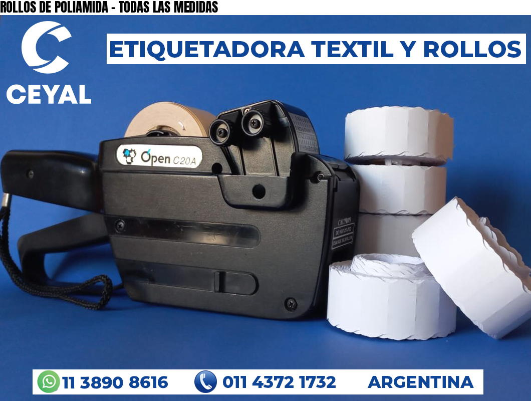 ROLLOS DE POLIAMIDA - TODAS LAS MEDIDAS