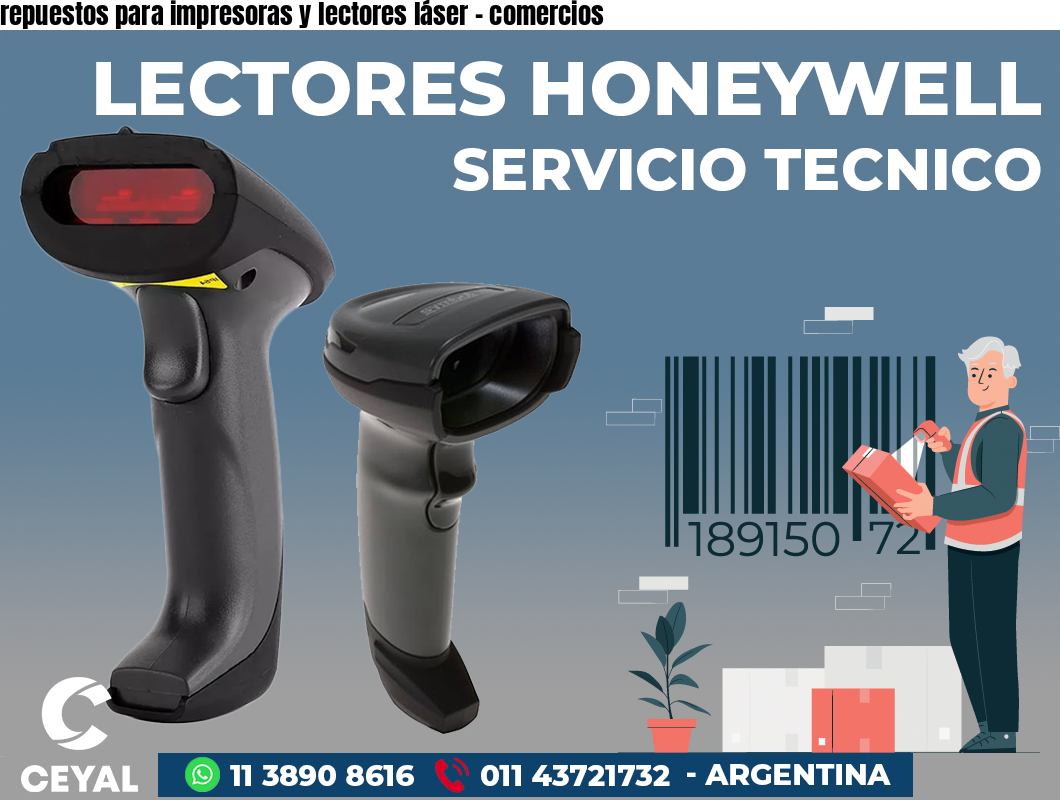 repuestos para impresoras y lectores láser - comercios