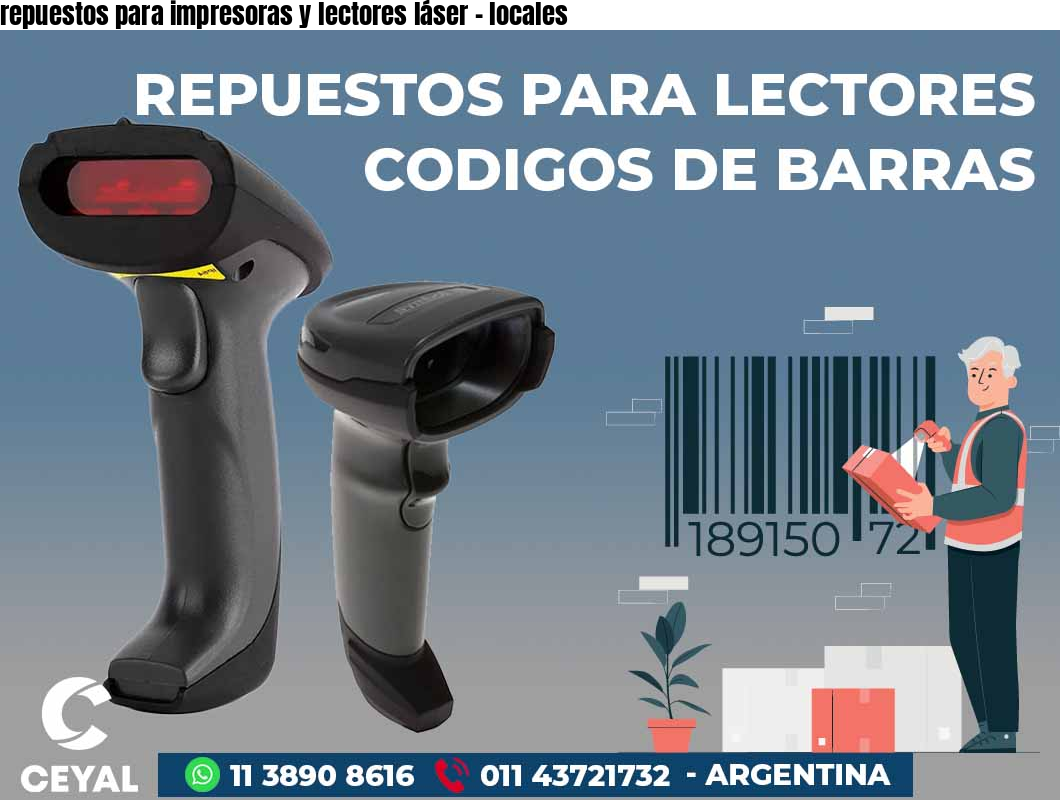 repuestos para impresoras y lectores láser - locales