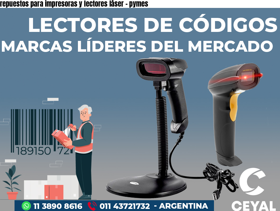 repuestos para impresoras y lectores láser - pymes