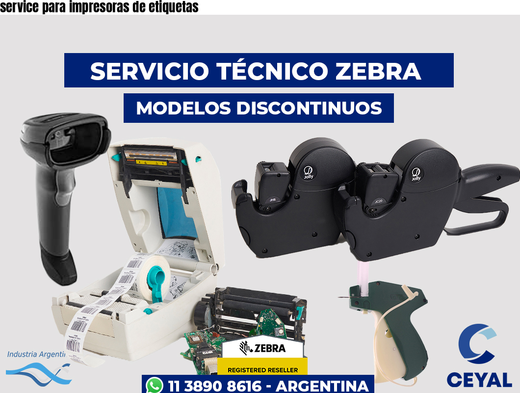 service para impresoras de etiquetas