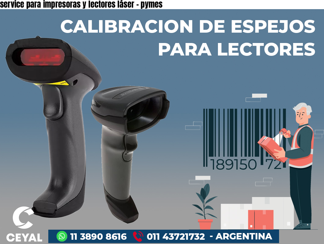 service para impresoras y lectores láser - pymes