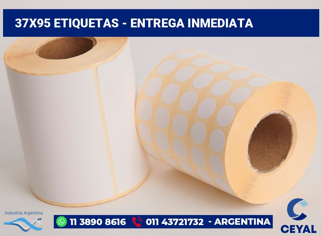 37x95 Etiquetas
