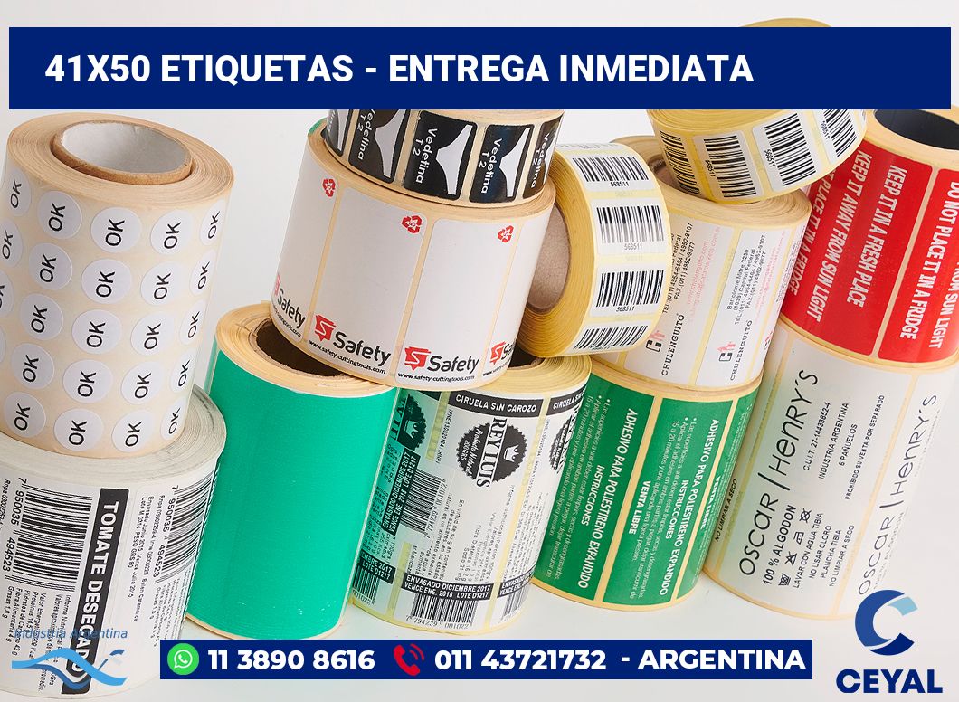 41x50 Etiquetas