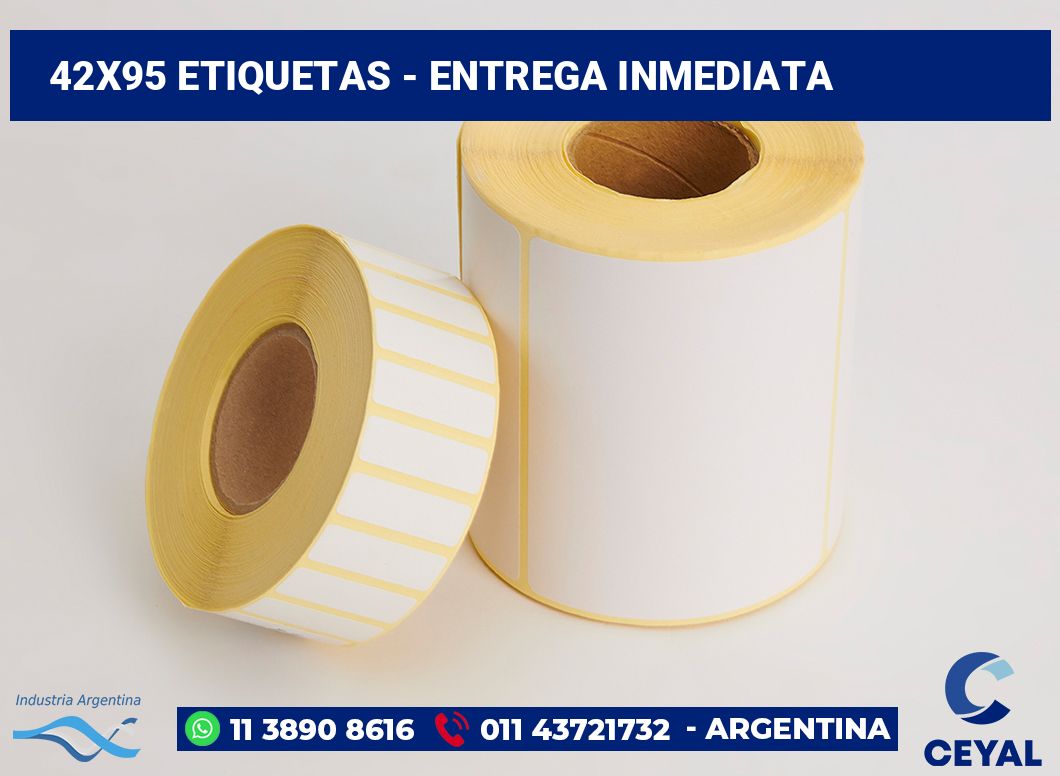 42x95 Etiquetas