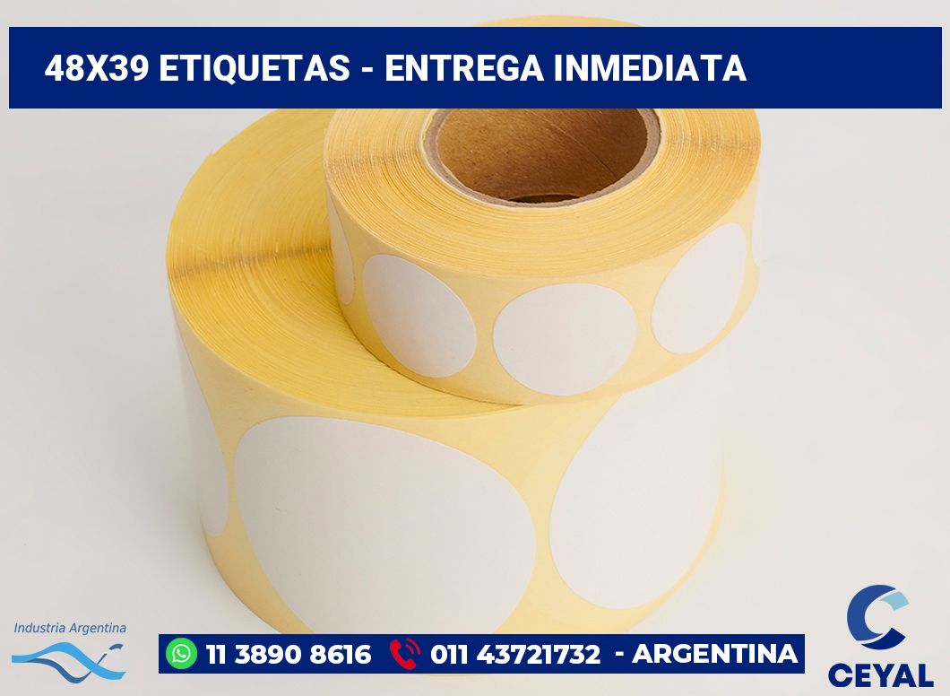 48×39 Etiquetas